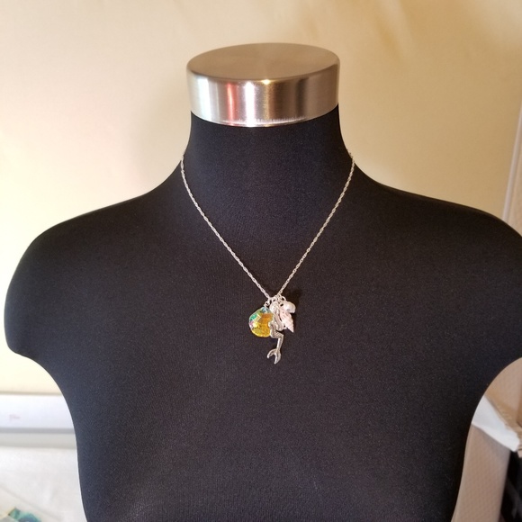 Mermaid Crystal Seashell Necklace Set 3039 - Picture 5 of 7